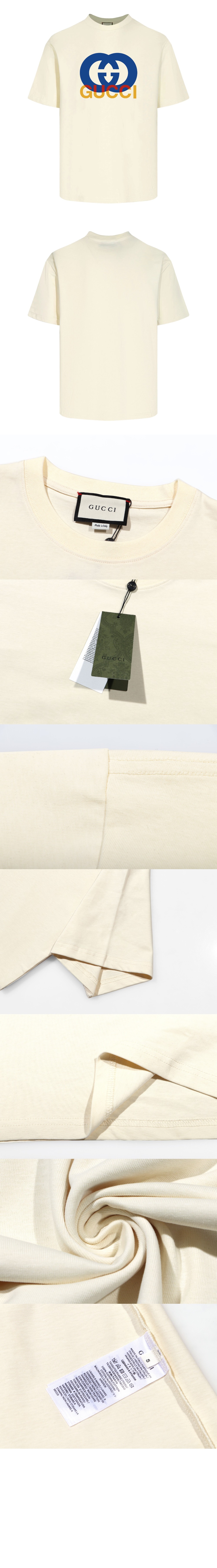 구찌 로고 프린트 반팔