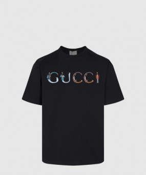 구찌 로고 프린트 반팔