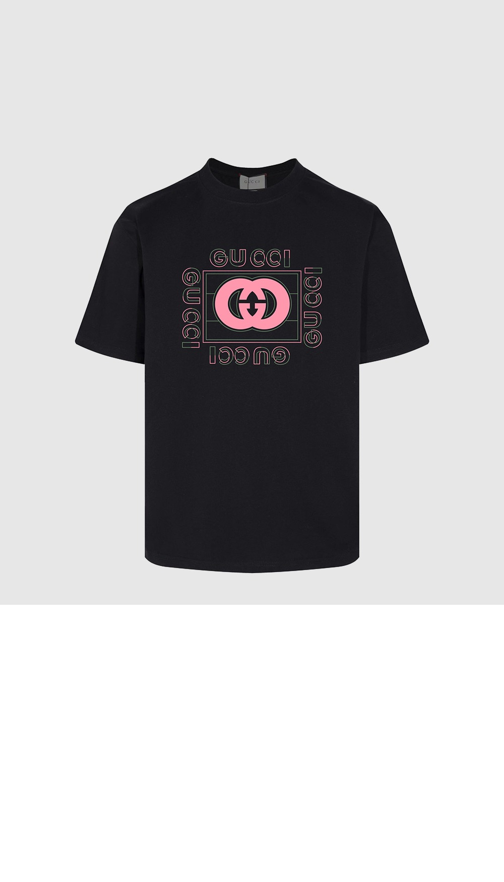 구찌 로고 프린트 반팔