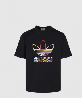 구찌 프린트 면 티셔츠