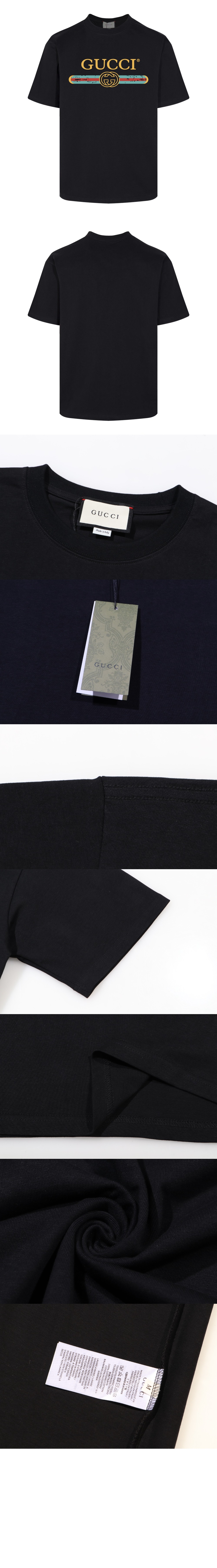 구찌 로고 프린트 반팔