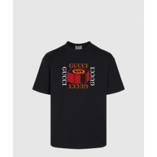 구찌 프린트 면 티셔츠