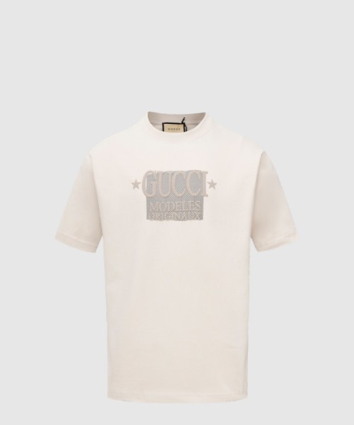 구찌 프린트 면 티셔츠