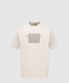 구찌 프린트 면 티셔츠