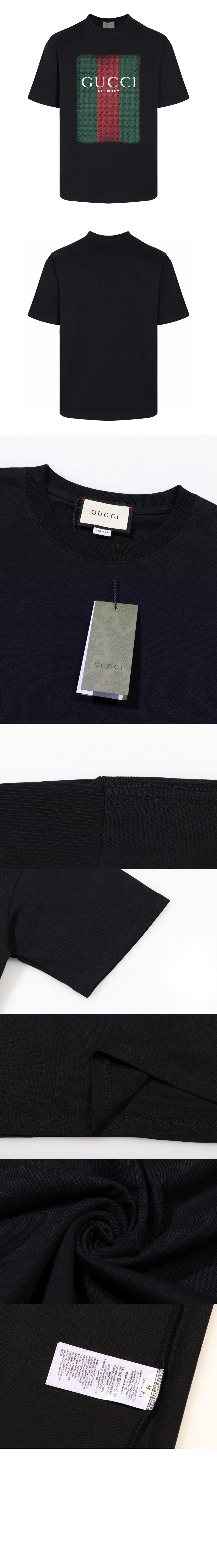 구찌 로고 프린트 반팔