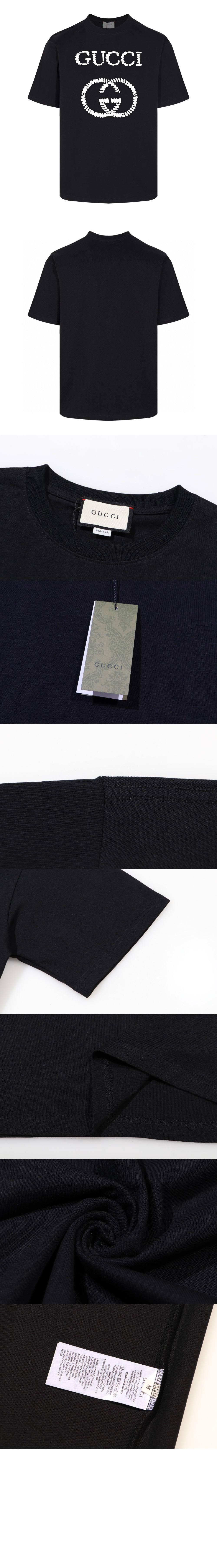 구찌 로고 프린트 반팔