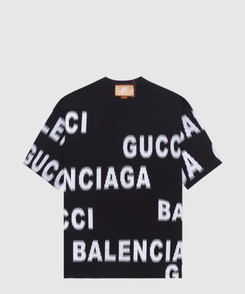 구찌 로고 프린트 반팔