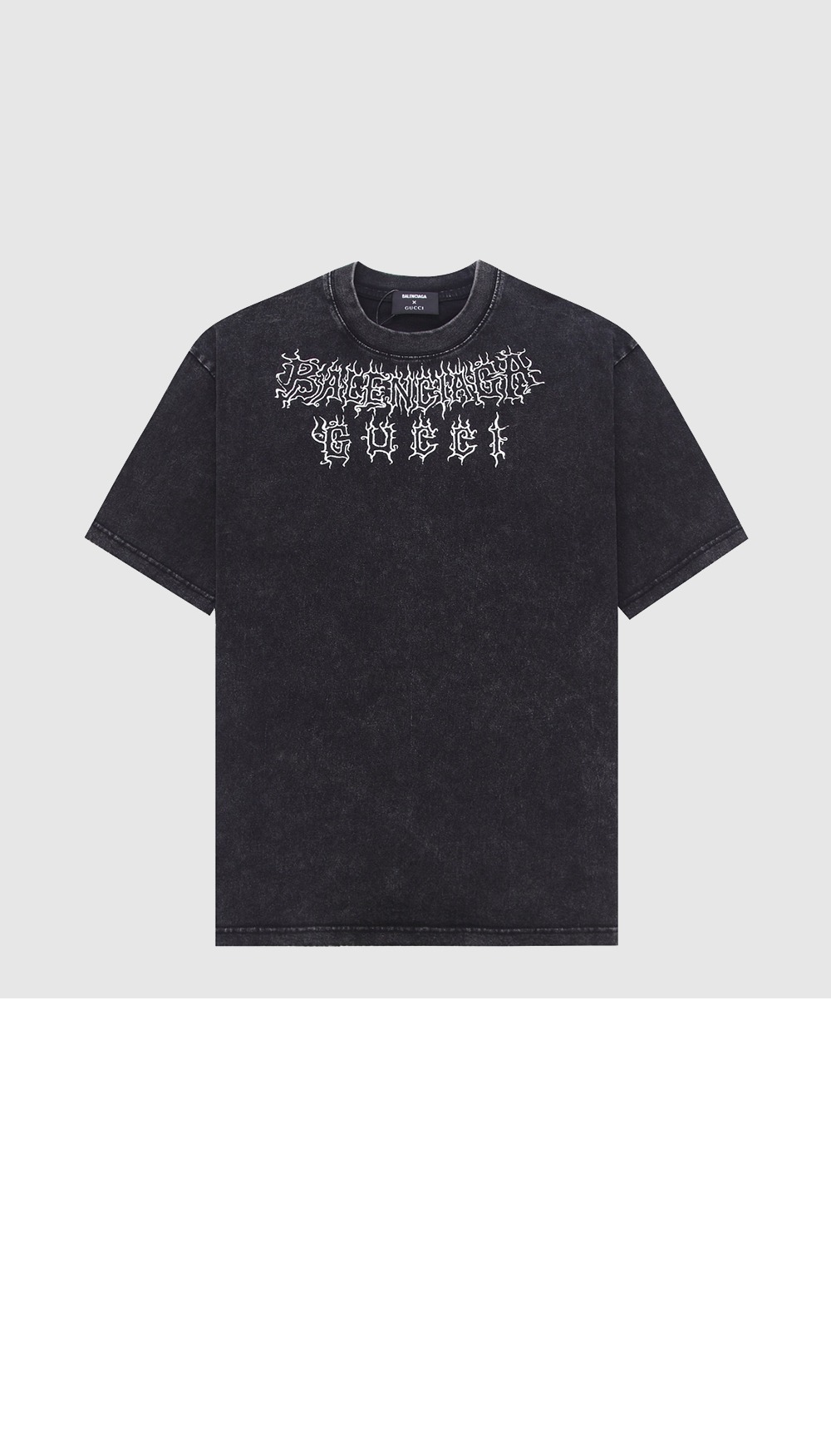 구찌 프린트 면 티셔츠