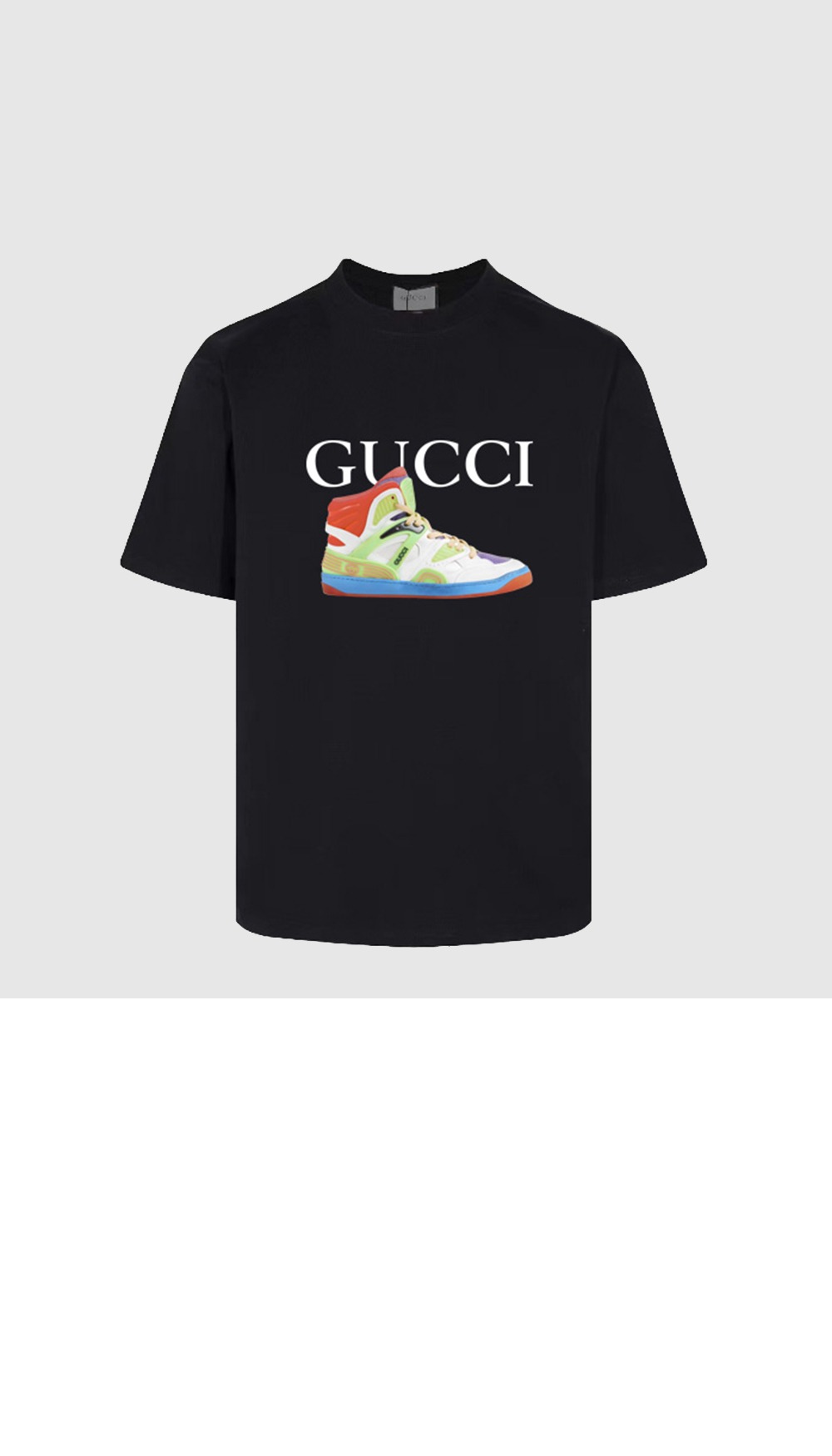 구찌 로고 프린트 반팔