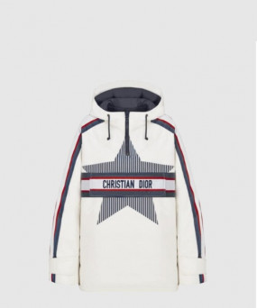 디올 로고 후드 긴팔