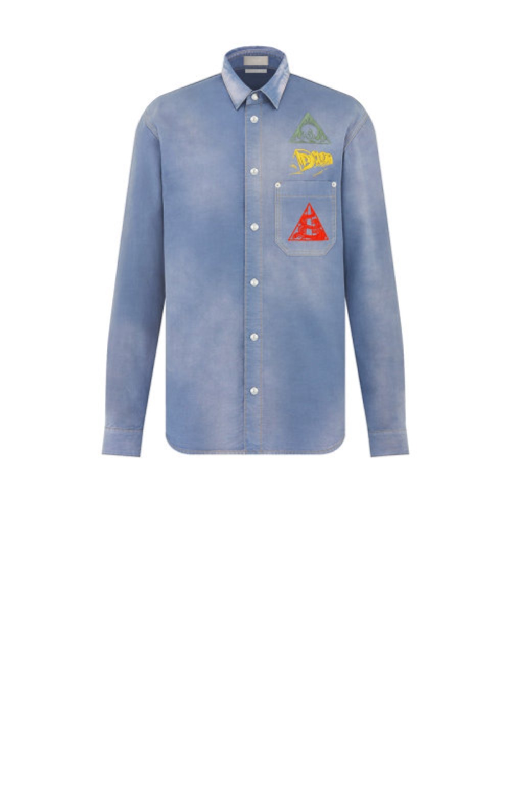 디올 로고 셔츠