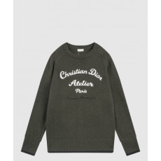 디올 로고 프린트 긴팔