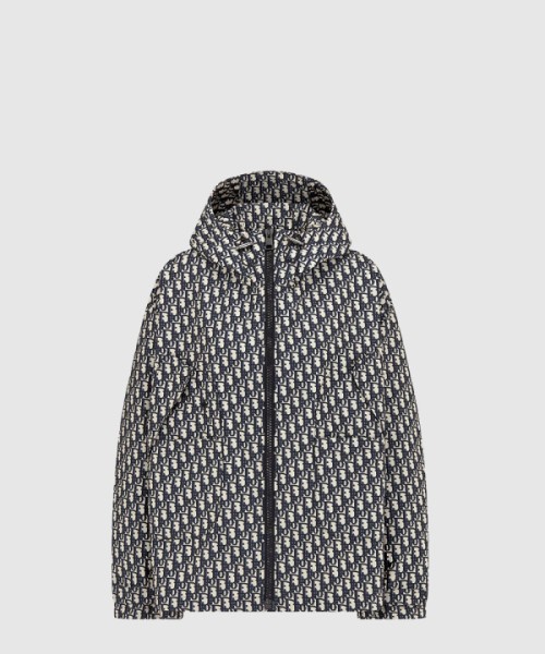 디올 로고 프린트 재킷