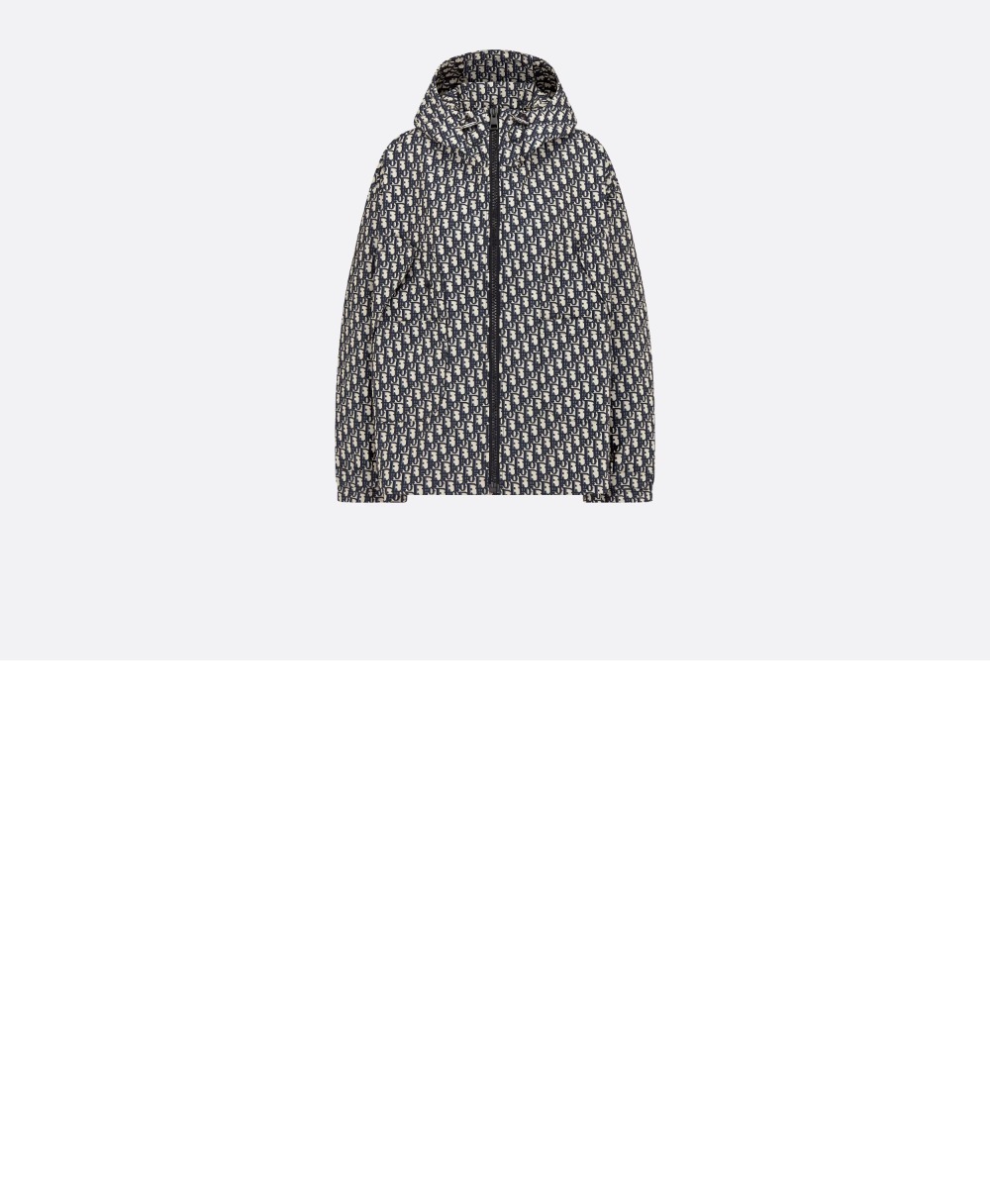 디올 로고 프린트 재킷