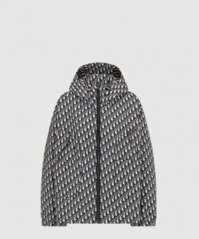 디올 로고 프린트 재킷