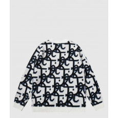 디올 로고 니트 톱