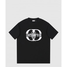 디올 로고 프린트 반팔