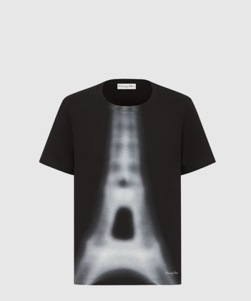 디올 플라워 코튼 톱