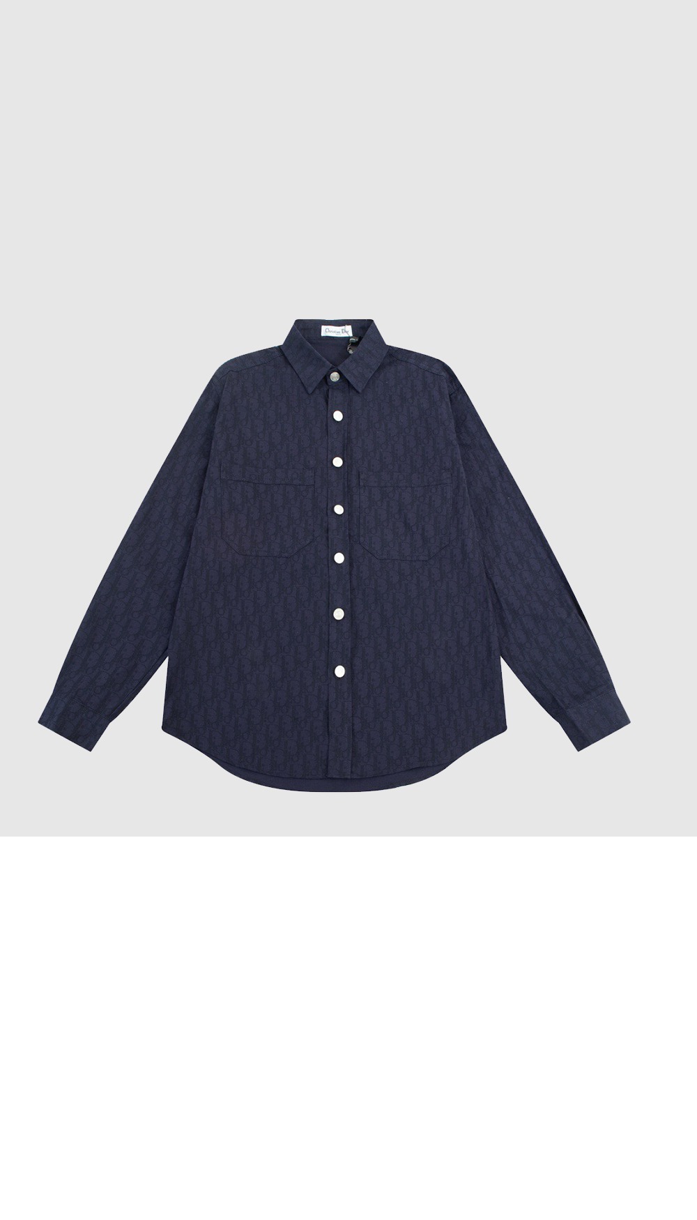 디올 로고 셔츠