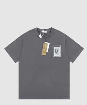 디올 로고 프린트 셔츠 톱