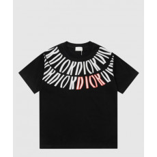 디올 로고 프린트 반팔