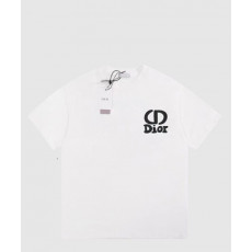 디올 로고 프린트 반팔