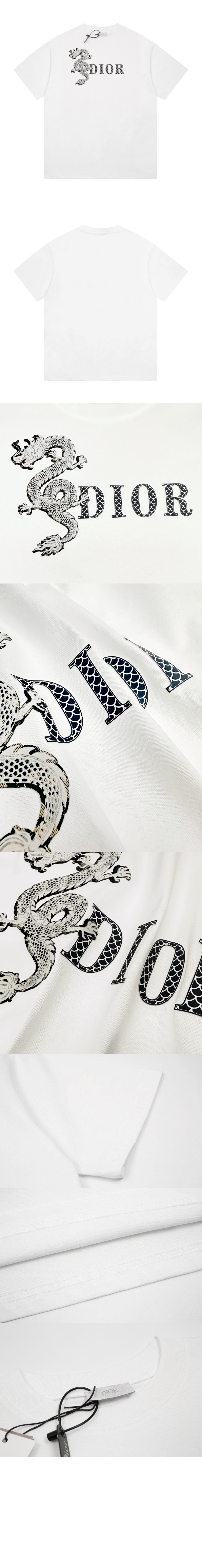 디올 플라워 코튼 톱