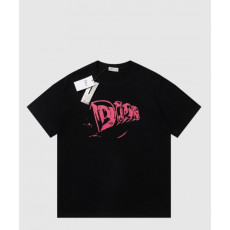 디올 로고 프린트 반팔