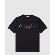 디올 로고 프린트 반팔