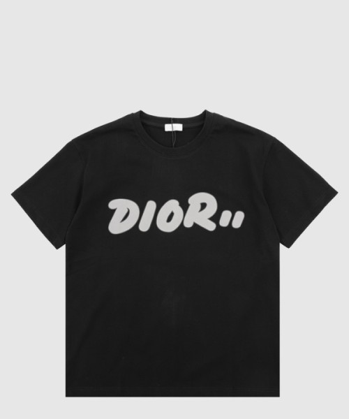 디올 로고 프린트 반팔