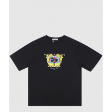 디올 로고 프린트 반팔