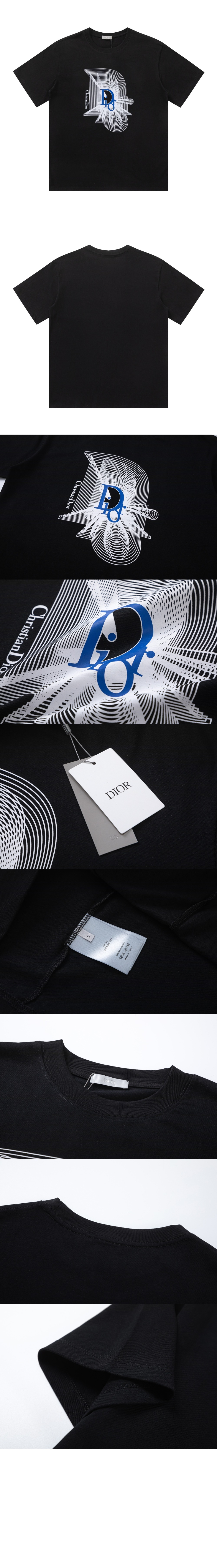 디올 플라워 코튼 톱