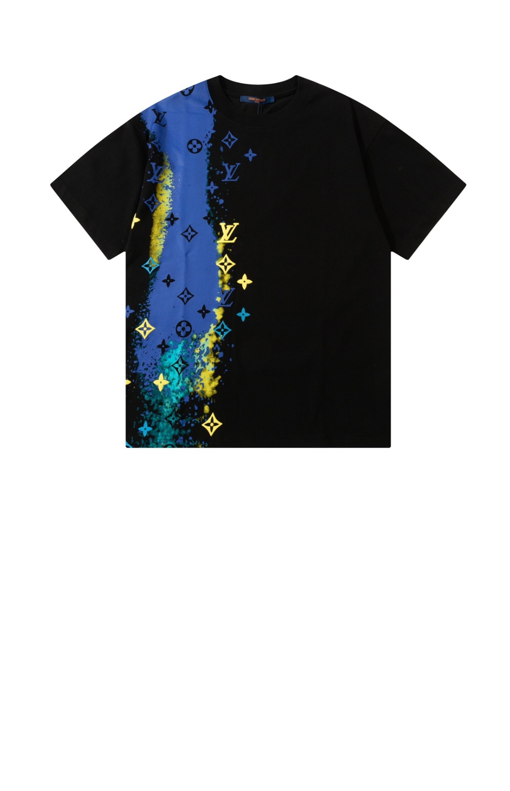 루이비통 로고 프린트 반팔