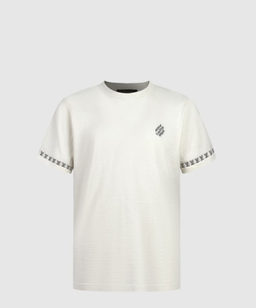 루이비통 로고 프린트 반팔