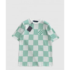 루이비통 로고 프린트 반팔