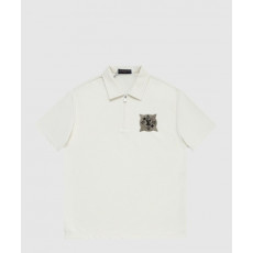 루이비통 로고 프린트 반팔