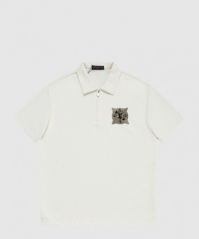 루이비통 로고 프린트 반팔