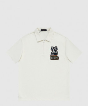 루이비통 로고 프린트 반팔