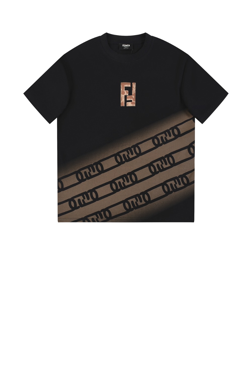 루이비통 로고 프린트 반팔