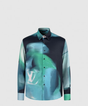 루이비통 플라워 패턴 셔츠