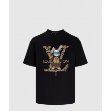 루이비통 로고 프린트 반팔