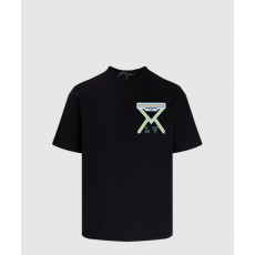 루이비통 로고 프린트 반팔