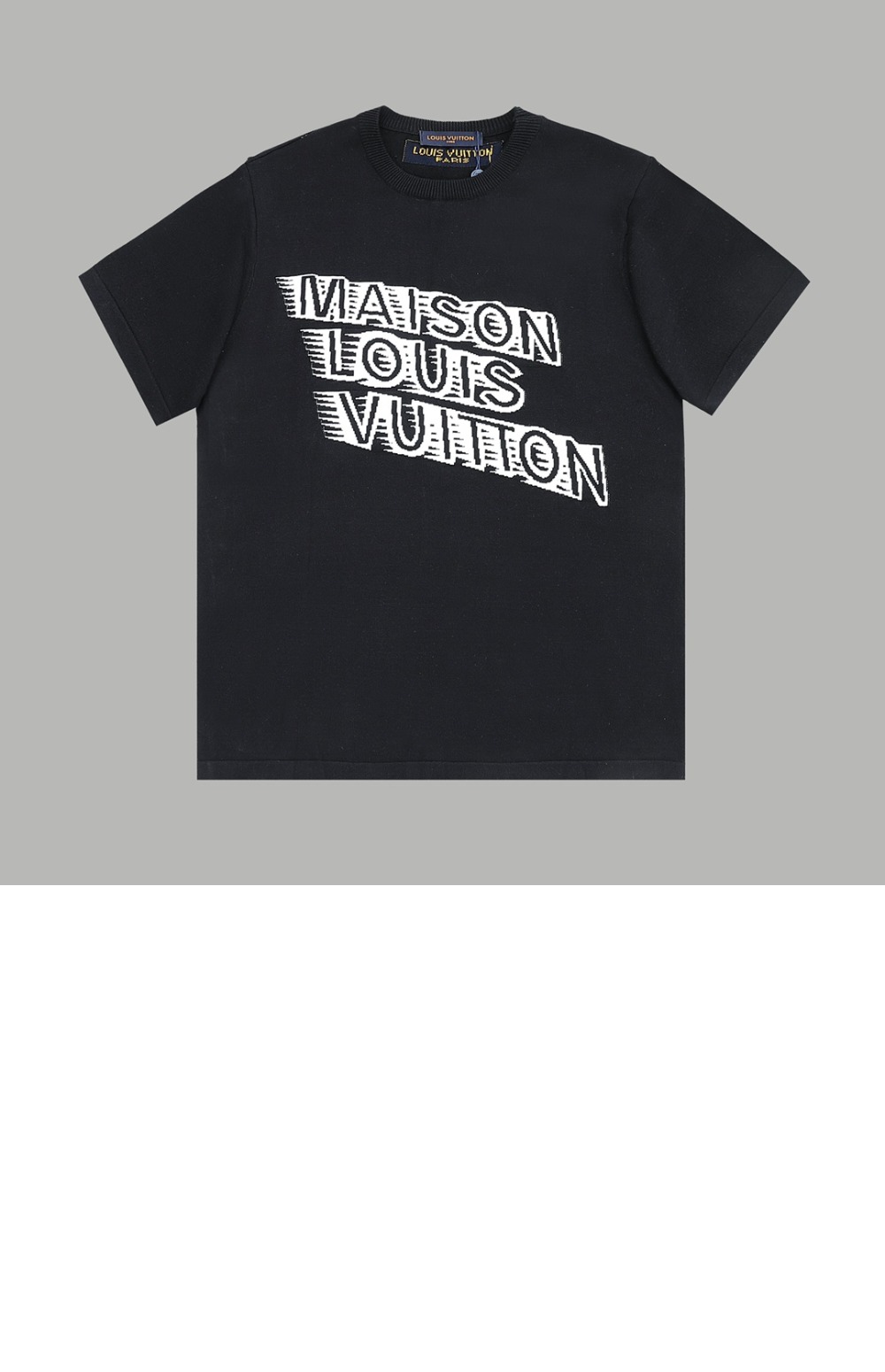 루이비통 로고 프린트 반팔