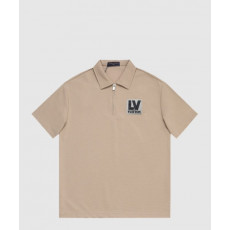 루이비통 로고 프린트 반팔