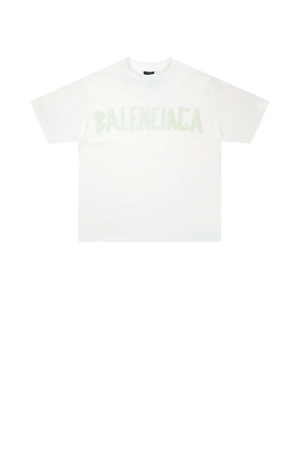 발렌시아가 로고 프린트 반팔