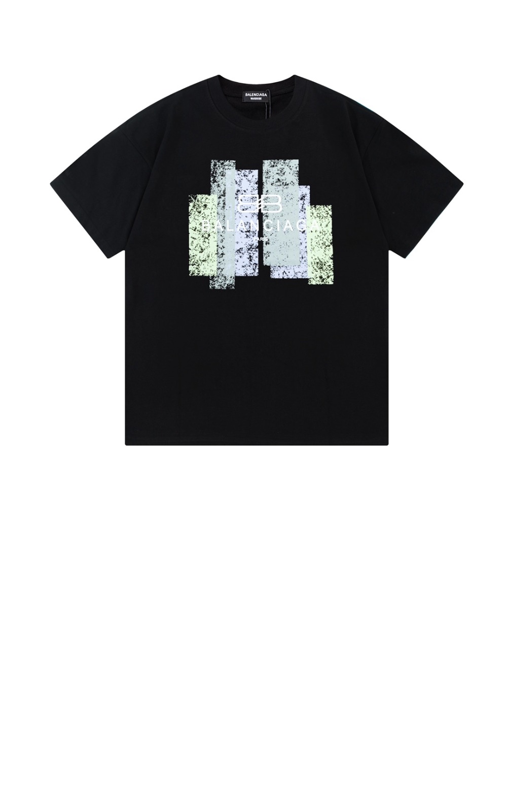 발렌시아가 로고 프린트 반팔