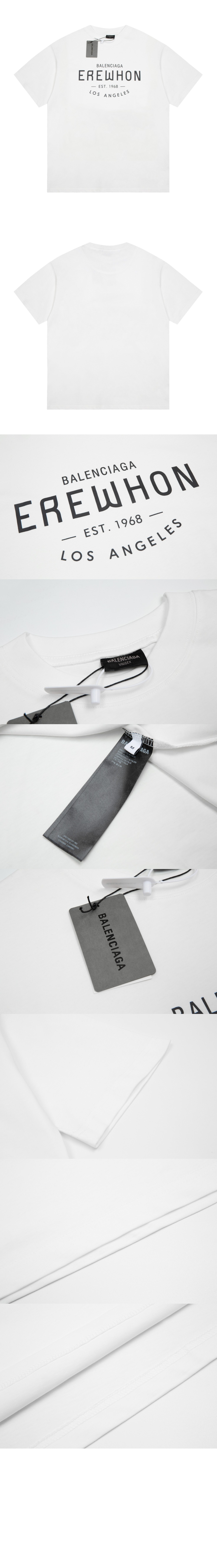 발렌시아가 플라워 코튼 톱