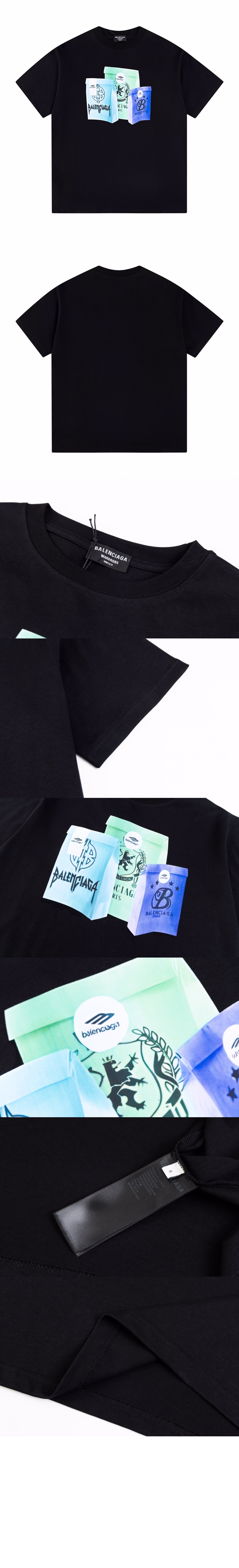 발렌시아가 플라워 코튼 톱