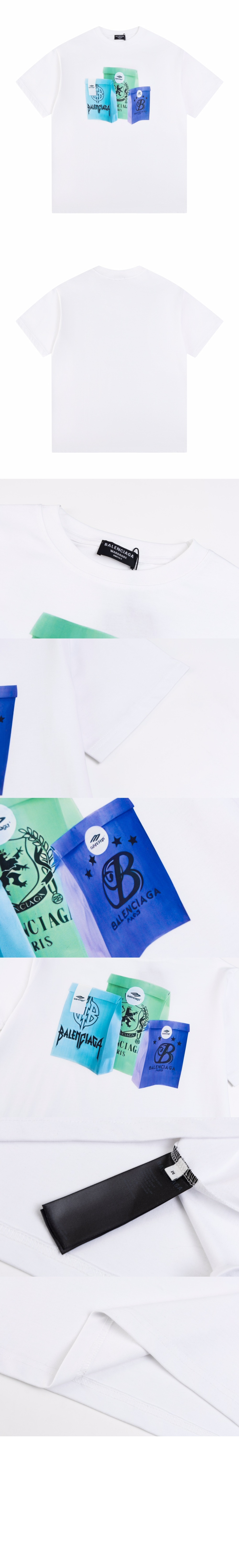 발렌시아가 플라워 코튼 톱