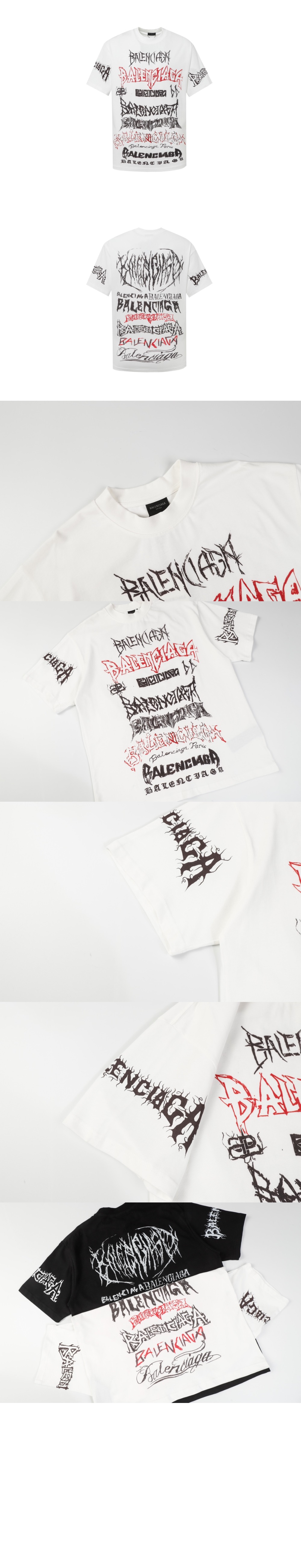 발렌시아가 플라워 코튼 톱